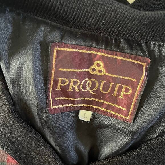 Vtg Y2K Red Green Tartan Plaid Pullover Windbreaker Sweatshirt Sz L Preppy - Picture 9 of 9